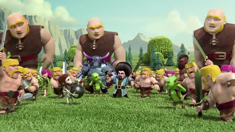 Clash of clans - Wizard Hair / Hype man (Animation)