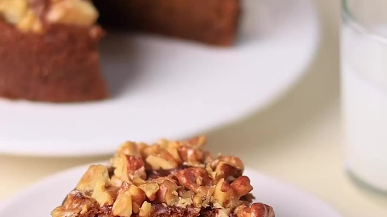 Date_and_walnut_cake✨___Baking_recipes