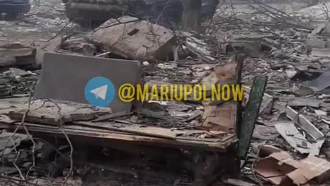 Russian Tanks in Mariupol