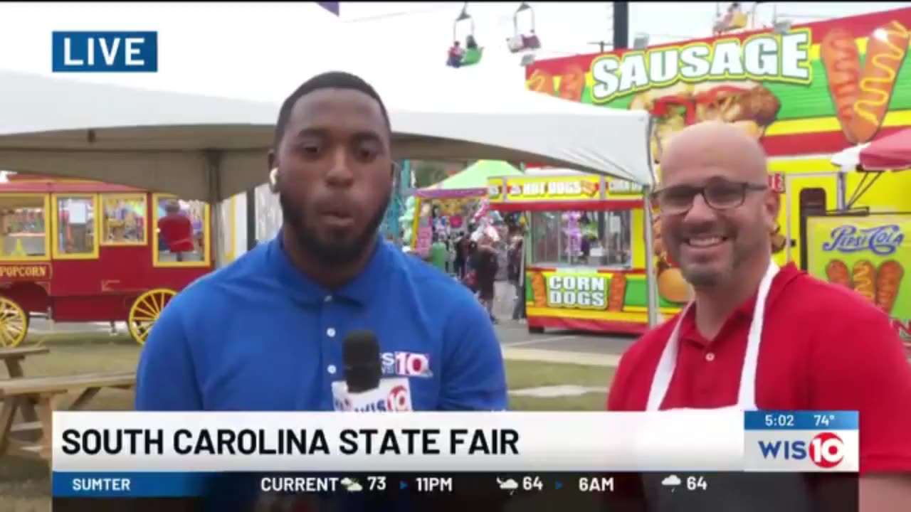 How Do You Mess Up A Hotdog SC News Reporter Was Fighting