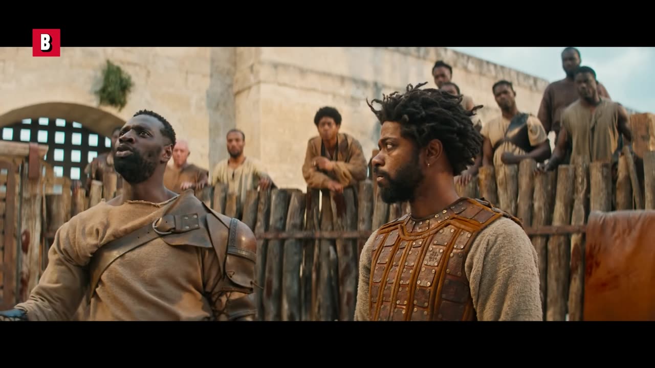 The Gladiator Fight Scene | The Book of Clarence | CLIP