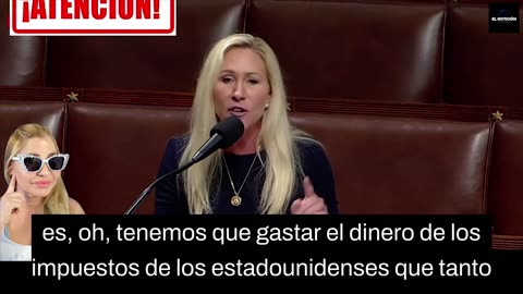 ⛔LA REPUBLICANA MARJORIE TAYLOR GREENE ESTALLA CONTRA EL SPEAKER MIKE JOHNSON!