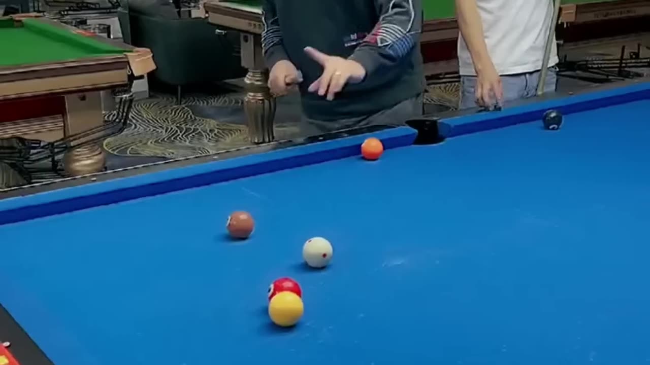 Pool gameplay.