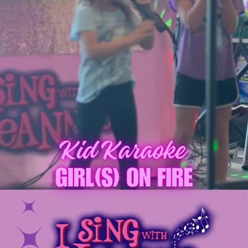 Kid Karaoke | Girl On Fire Cover | I Sing With Jeannie Karaoke
