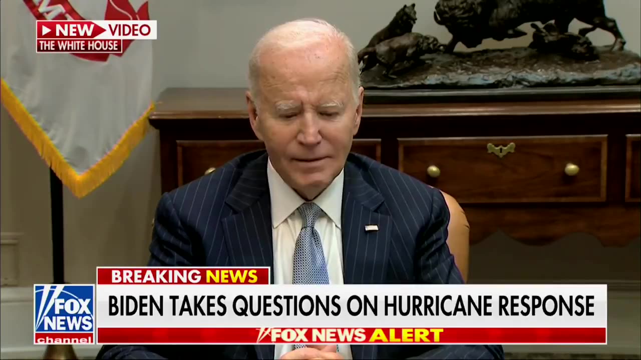 Joe Biden threatens Americans about Hurricane Disinformation