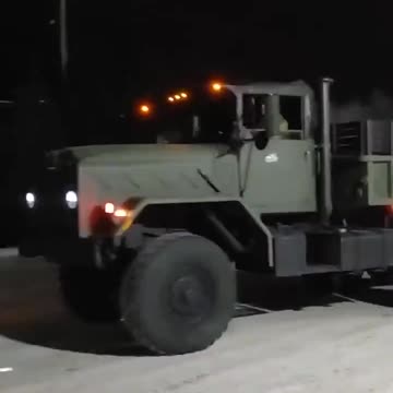 Military Truck with a simple message