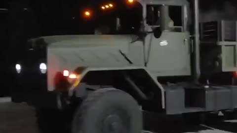 Military Truck with a simple message