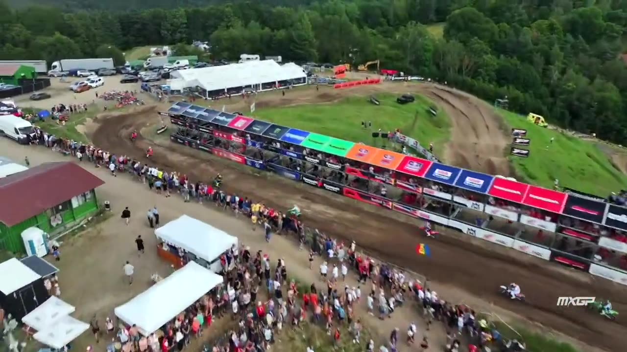 First Lap from the drone | MXGP Race 2 | MXGP of Czech Republic 2024