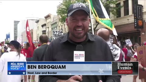 ANTIFA tries to BLOCK the RNC entrance