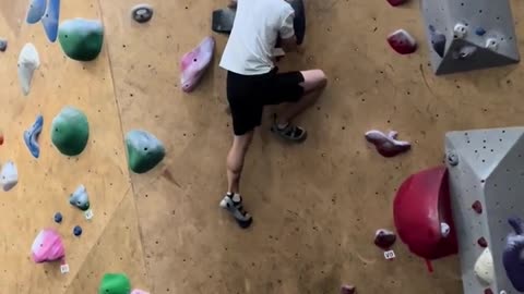 indoor climbing challenge