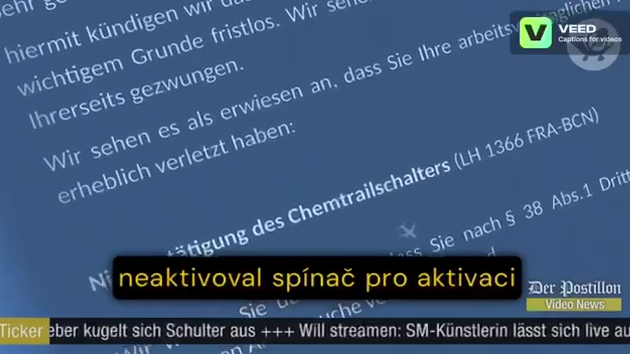 Pilot vypovídá o chemtrails u Luthansy