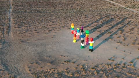Desert Wakeup at Seven Magic Mountains