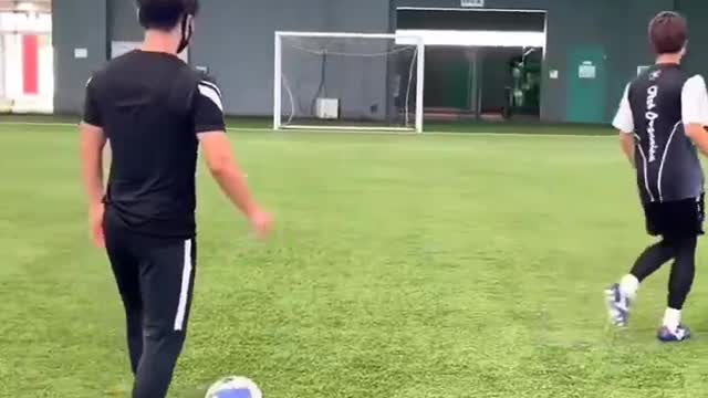 Game illustration foot goal