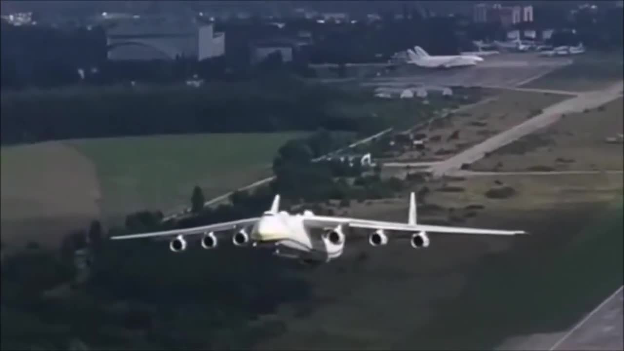 Smooth Flight To The Stars AN-225 Mriya || Last Landing