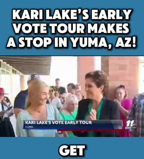 Kari Lake's Early Voting Tour Makes A Stop in Yuma, AZ!