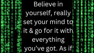 You Can Do Anything If... #shorts