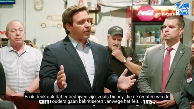 Ron DeSantis over Disney en WOKE ideologie