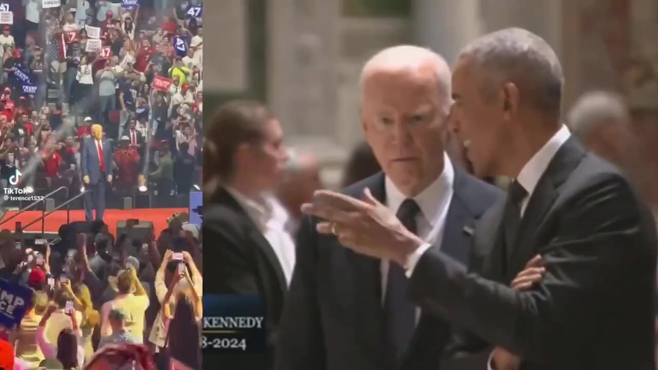 A lip reader has revealed the panic behind the scenes, with both Biden and Obama