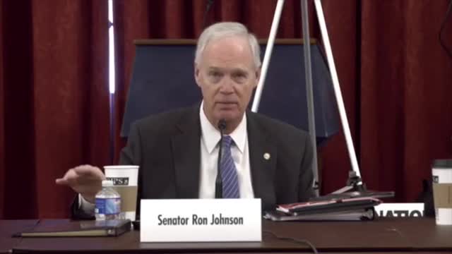 Senator Ron Johnson hold a public hearing