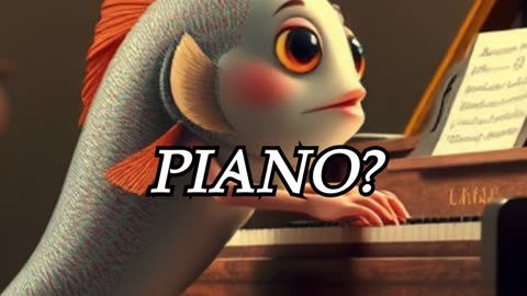 What do you call a fish that knows how to play piano? @DadFunnies.com #DadJokes #shorts