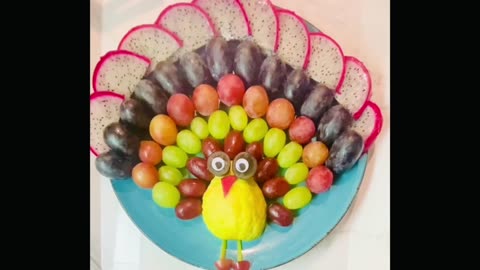 Easy fruit Art / make a simple fruit decoration / art/ craft / creative