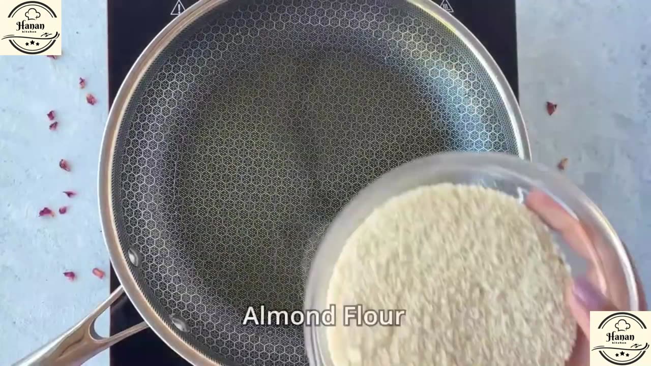 Badam Halwa with Almond Flour Chef Hanan Vlogs