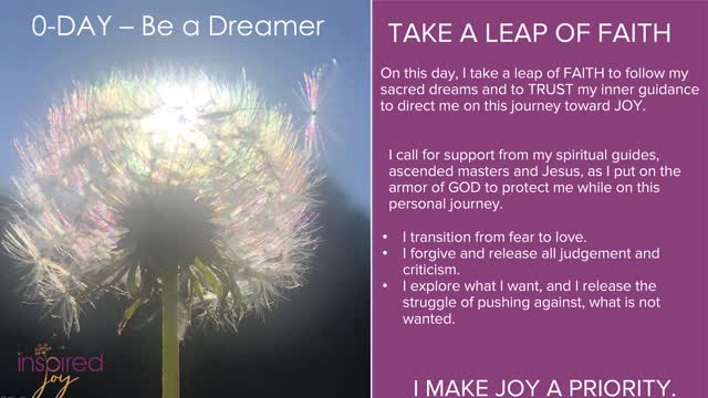 0 - Be a Dreamer