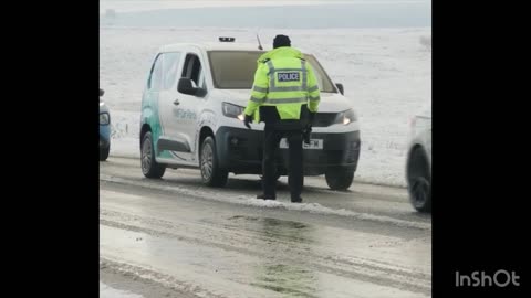 Snow blankets parts of North Yorkshire