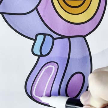 🛁💄 Watch as I add vibrant hues to a hair dryer from my “Cosmetic Vibes” coloring book! 🎨✨