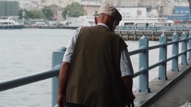 Old man walking
