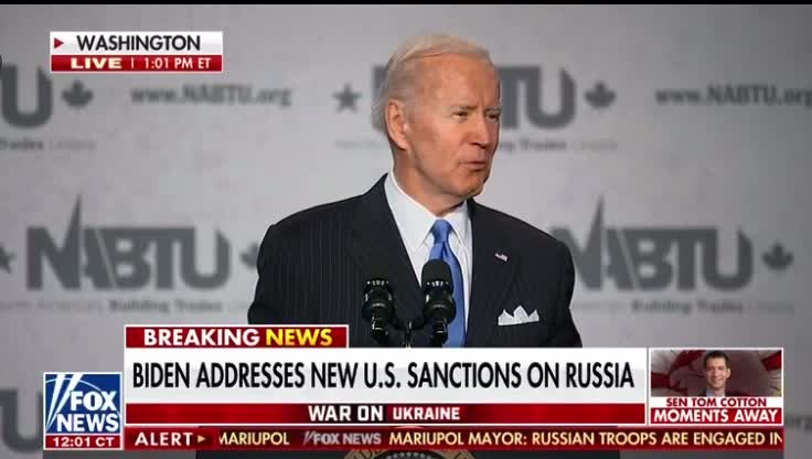 Joe Biden: US will impose full blocking sanctions on Spare Bank & Alpha Bank