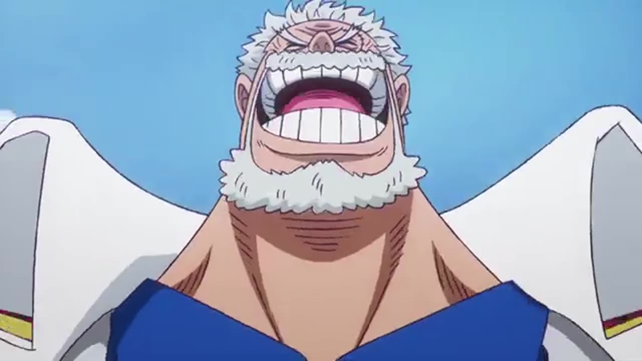 Garp Ready to Attack BlackBeard