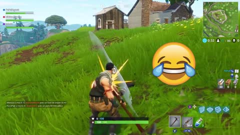 Fortnite funny moment with unexpected death.