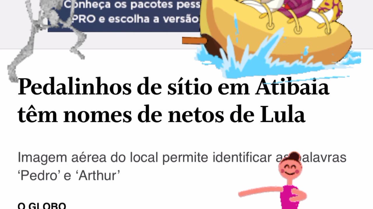 O GLOBO: Pedalinho tinha os nomes de netos do ladrão.😁💨🇨🇳🐧