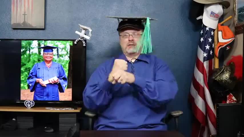 A Great-grandmother earns a college degree at 78!! ASL Patriot Broadcast