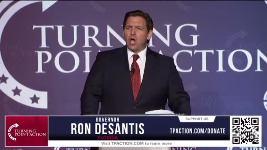 DeSantis we need a free society "not submit to a biomedical security state"!!