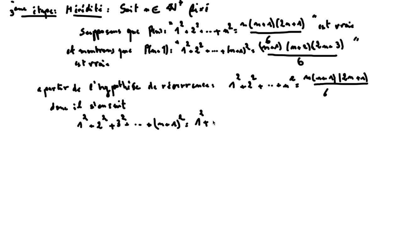 1SM 1 notions de logique 19 raisonnement par récurrence ou par induction