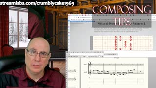 Composing for Classical Guitar Daily Tips: Natural Minor Mode in D Pattern 1