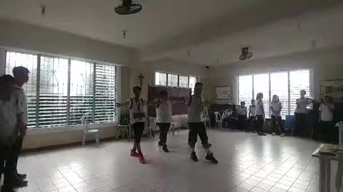 Grade 9 Nutrition's Month 2018 Dance Step Practice (Part 2) | Ichiro Yamazaki TV