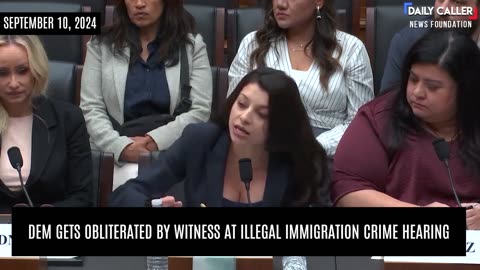 Witness Explodes At Dem Over Illegal Immigrant Crime