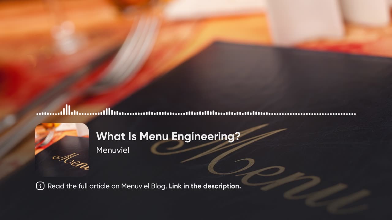 What Is Menu Engineering?