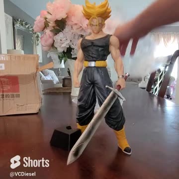 TEMU REVIEW SSJ TRUNKS WITH SWORD REVIEW