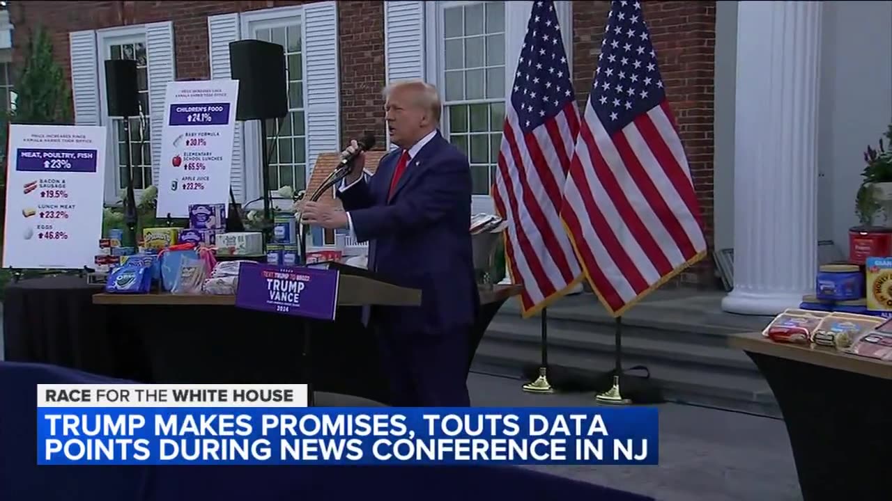 Trump holds news conference at his NJ golf resort