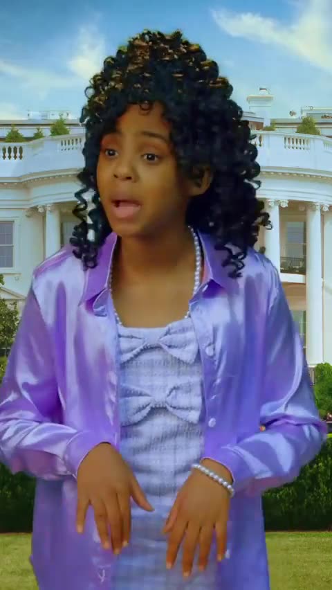 Young Girl Mocking Kamala