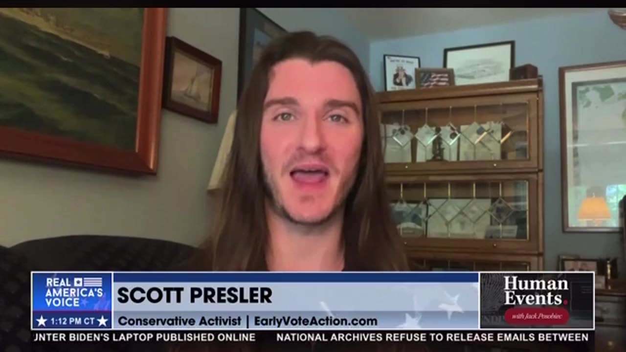 Scott Presler: Go to App Store - Early Vote Action icon says EVA
