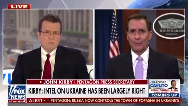 Pentagon press secretary says the West has been funding, and arming the Ukrainian army for 8 years