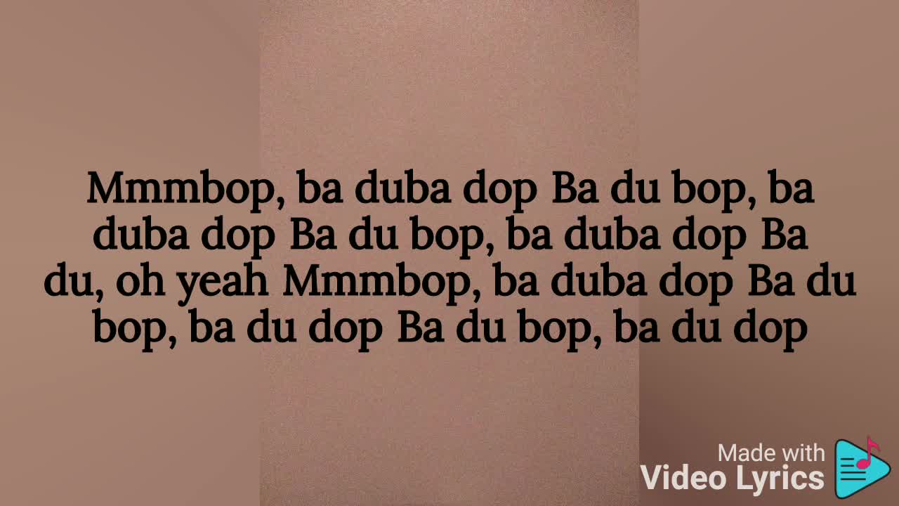 Mmmbop - Hanson