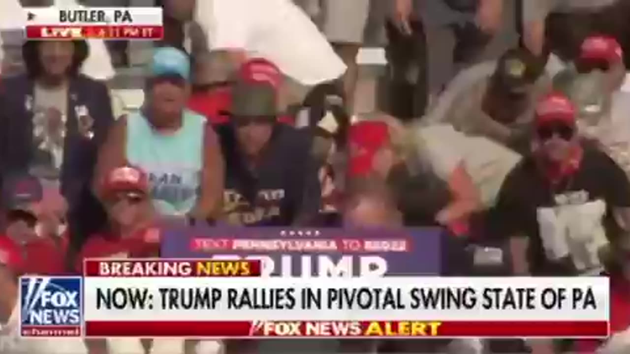 Breaking News: Shots just fired at Trump Rally