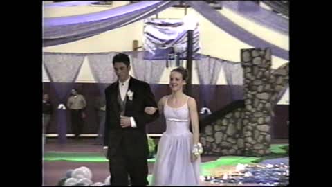 2000-01 WPHS Vids 074 Prom 040 Grand March Couple 13 by Glenn Strader