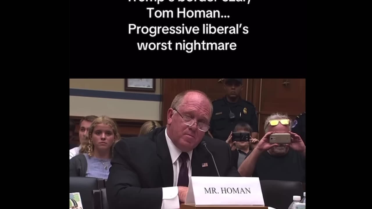 Tom Homan... Progressive liberal's worst nightmare